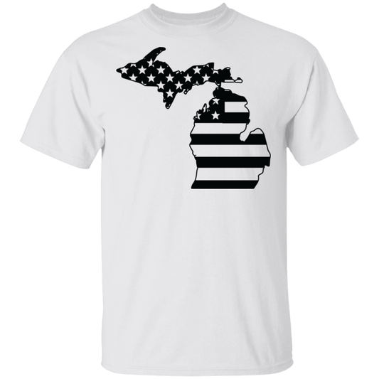 Michigan State American Flag Pride T-Shirt