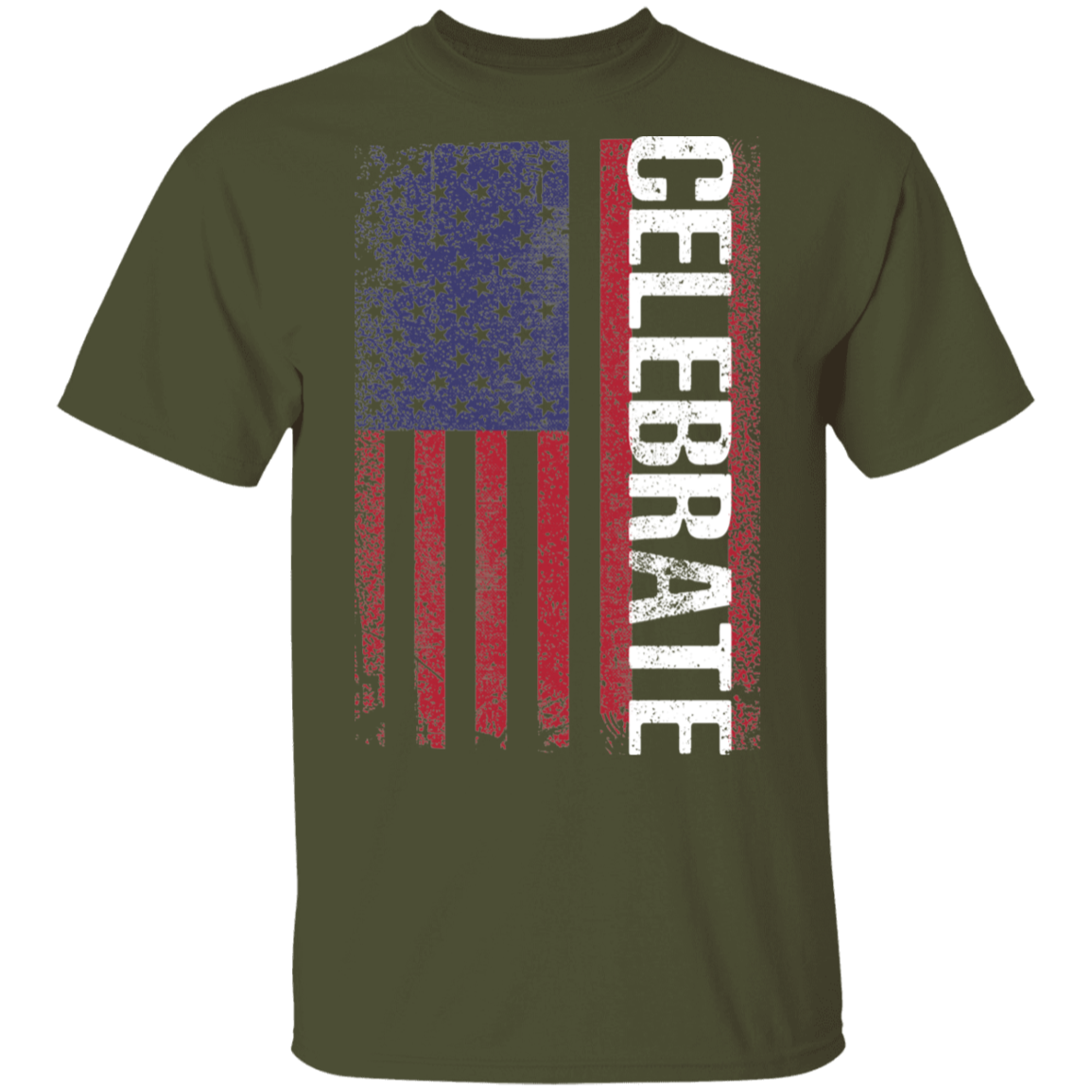 Celebrate American Flag USA T-Shirt