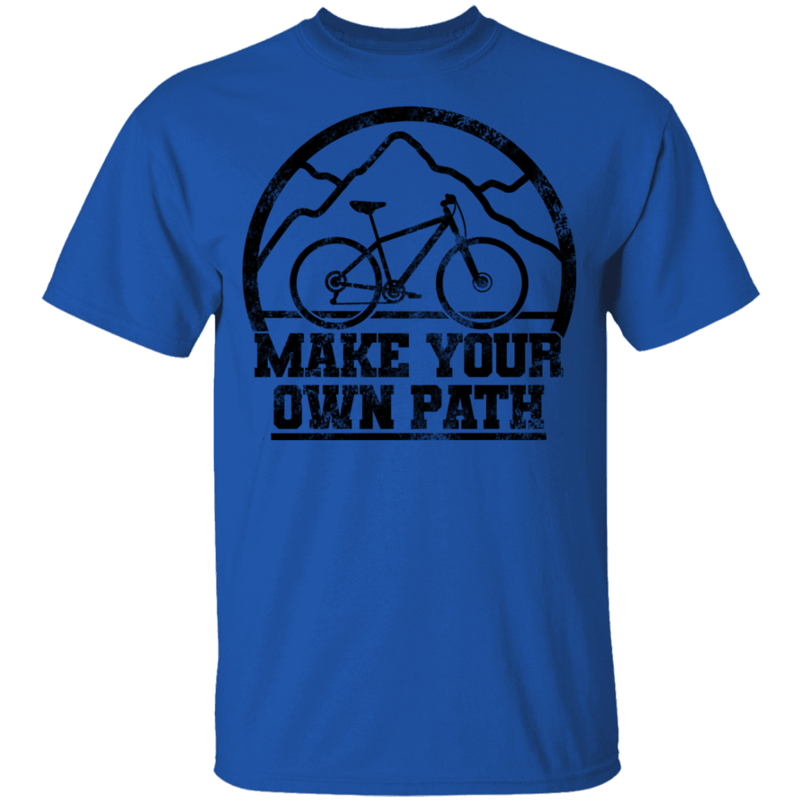Make Your Own Path Mountain Biking Youth T-Shirt