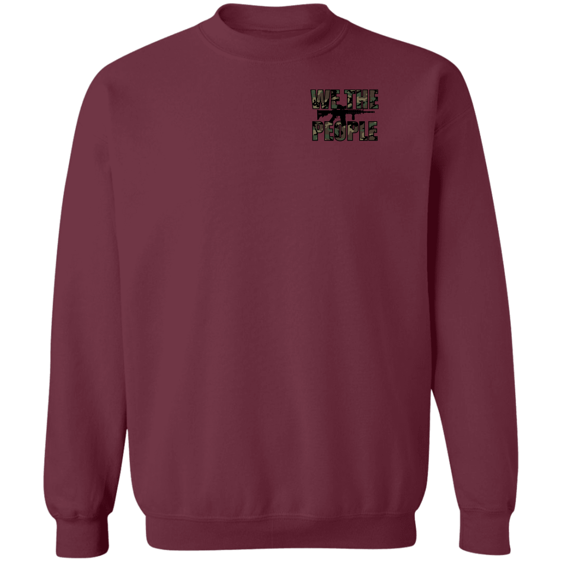 We the People Don't Tread on Me Gadsden Flag Double Sided Crewneck Sweatshirt