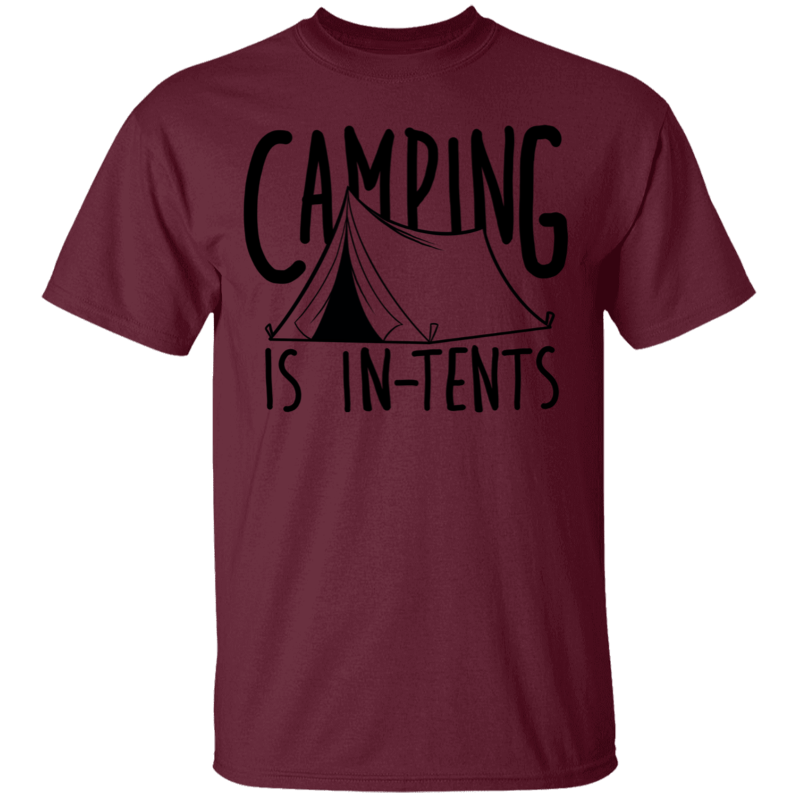 Camping is In-Tents Funny T-Shirt