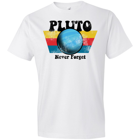 Youth Space Planet Pluto Vintage 80s Lightweight T-Shirt