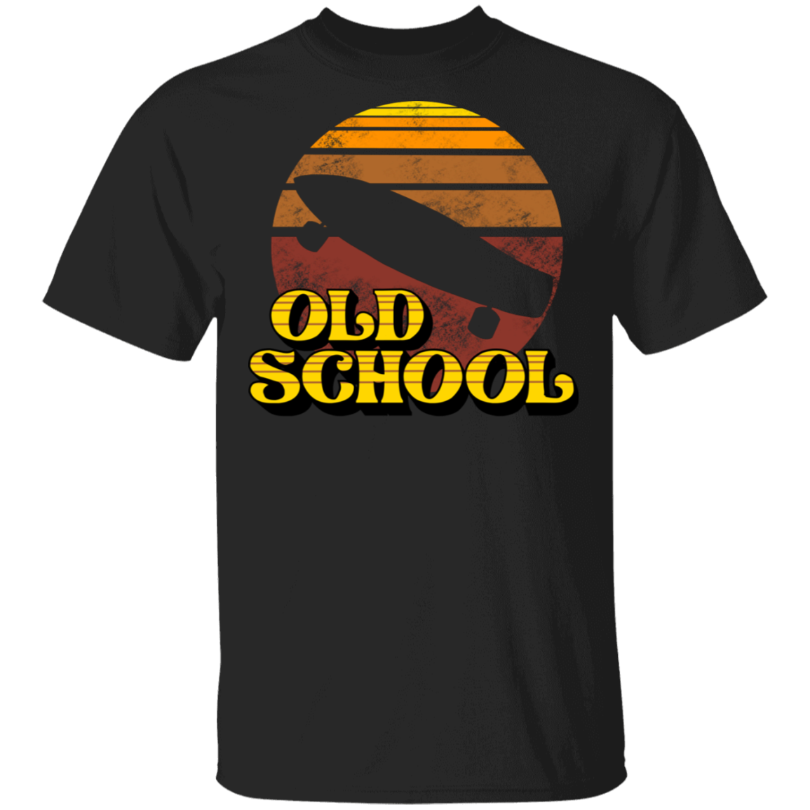 Old School Skateboard Short Board Long Board T-Shirt