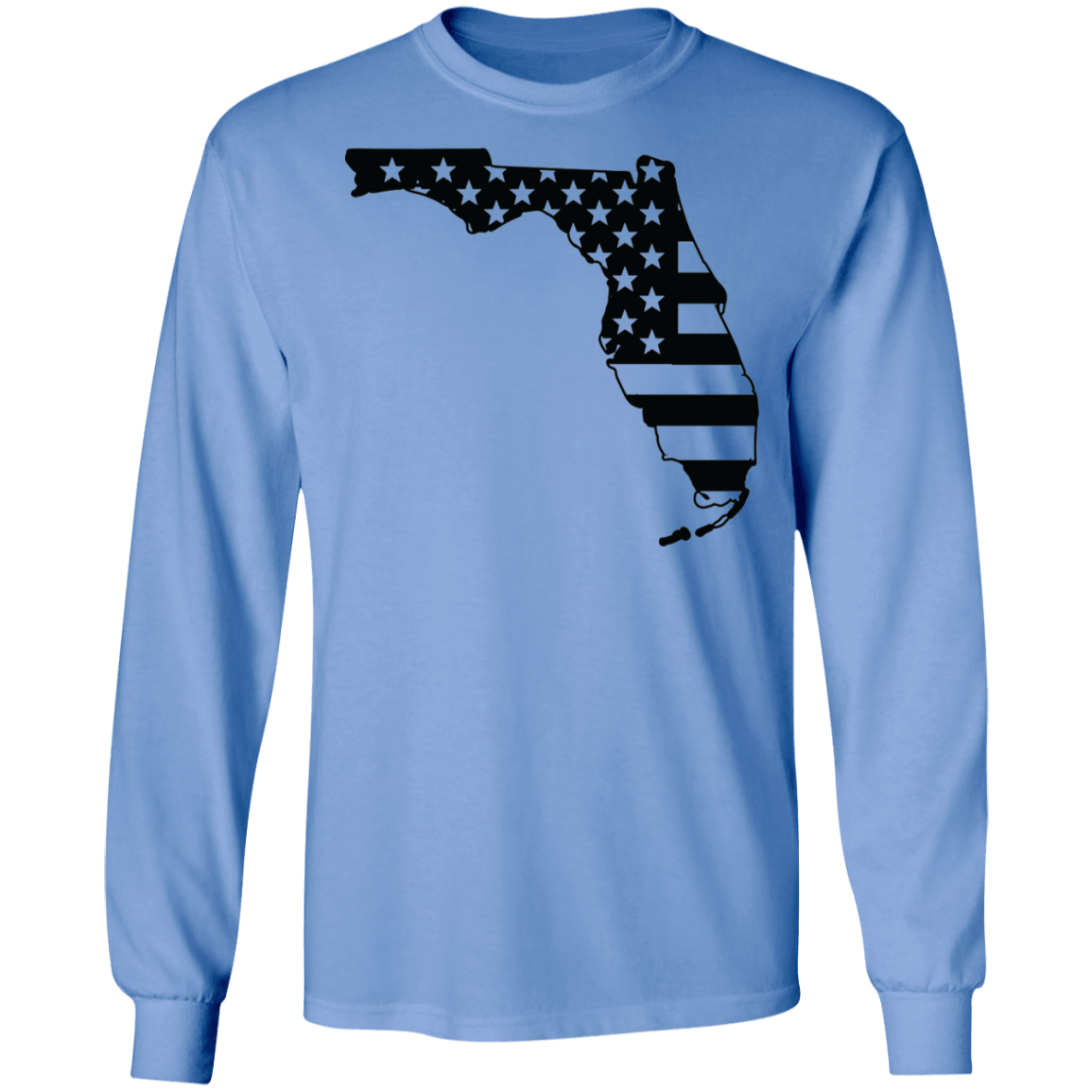 Florida American Flag State Long Sleeve T-Shirt