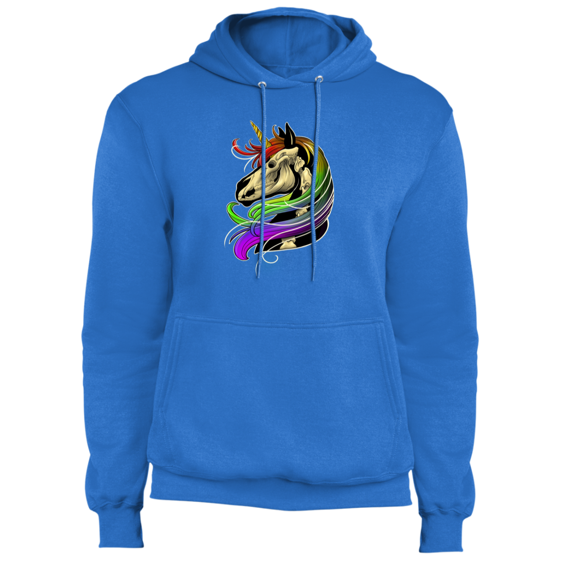 Rainbow Skeleton Unicorn Pullover Hoodie