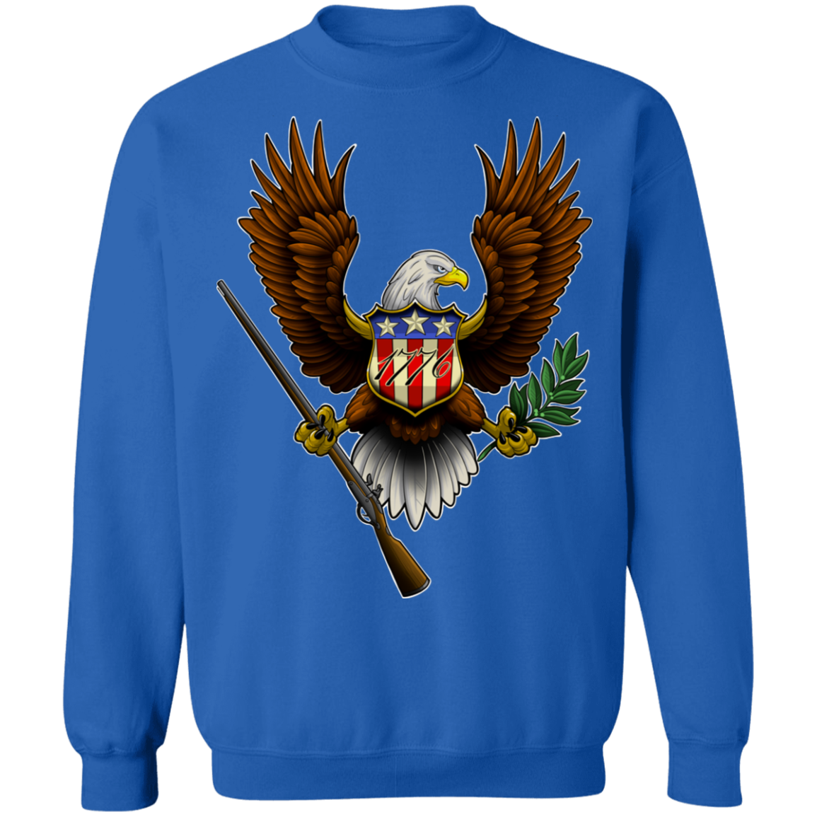 1776 American Bald Eagle Crewneck Sweatshirt