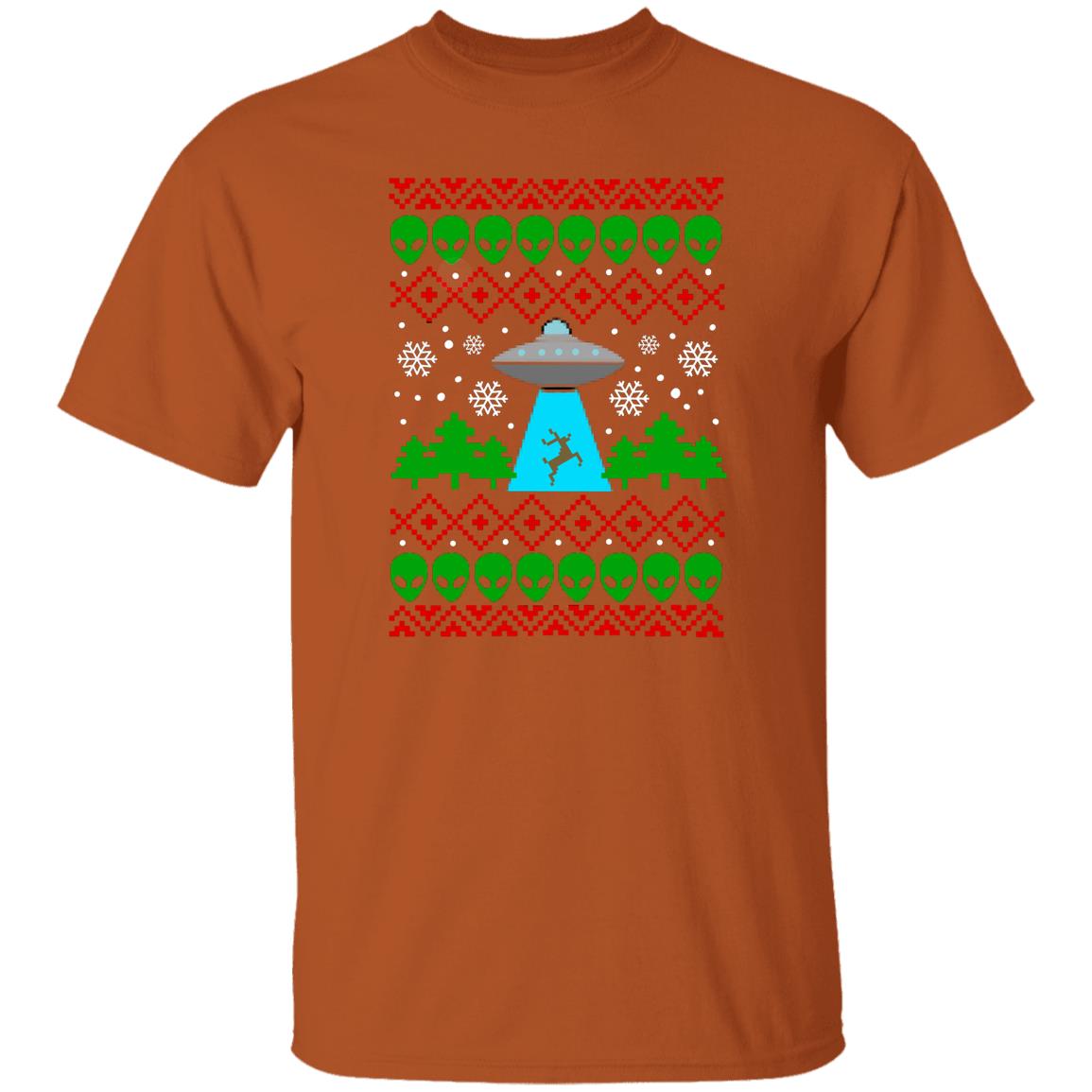 UFO Funny Christmas T-Shirt