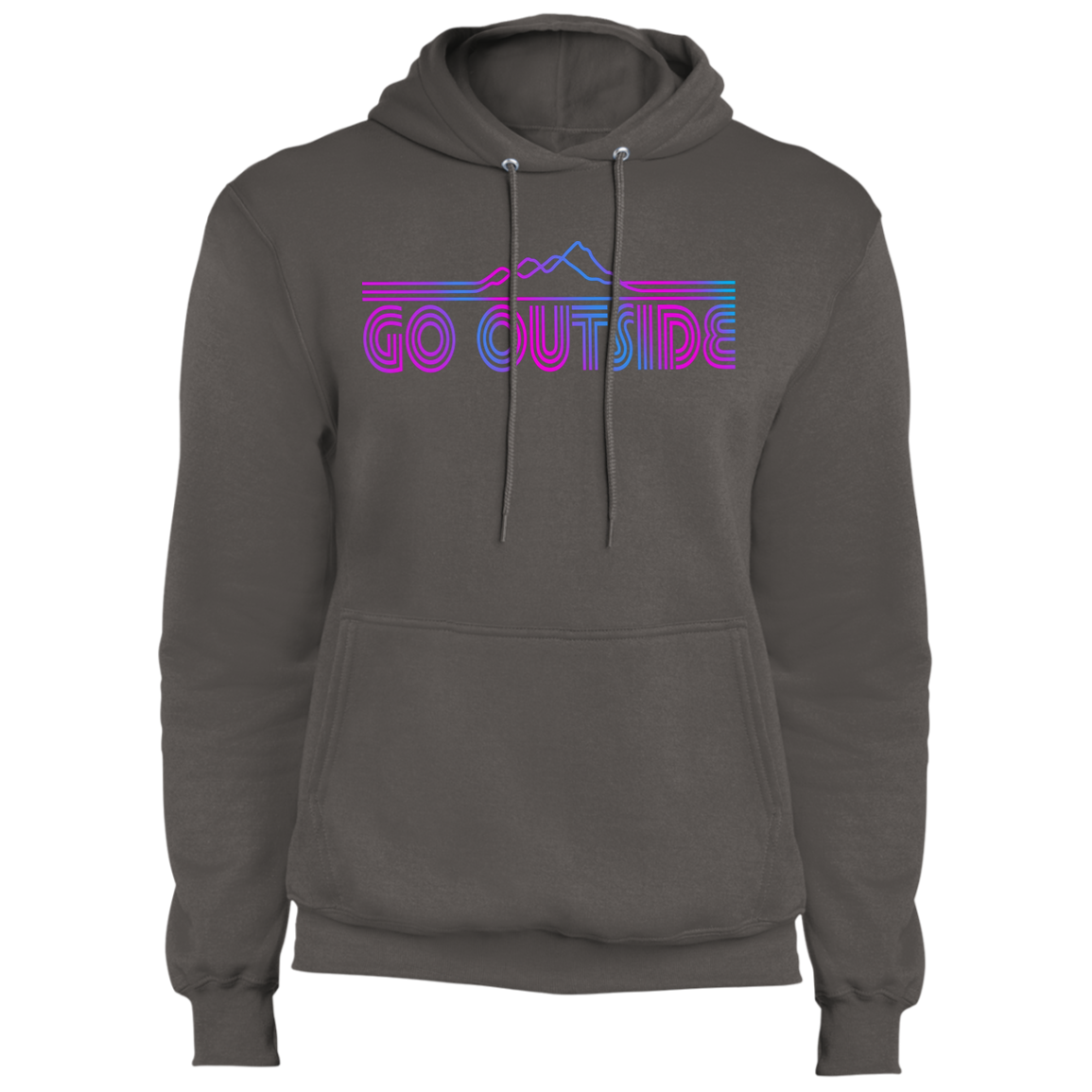 Go Outside Camping Nature Premium Pullover Hoodie