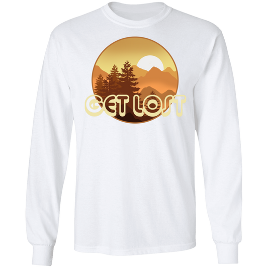 Get Lost in Nature Camping Long Sleeve T-Shirt