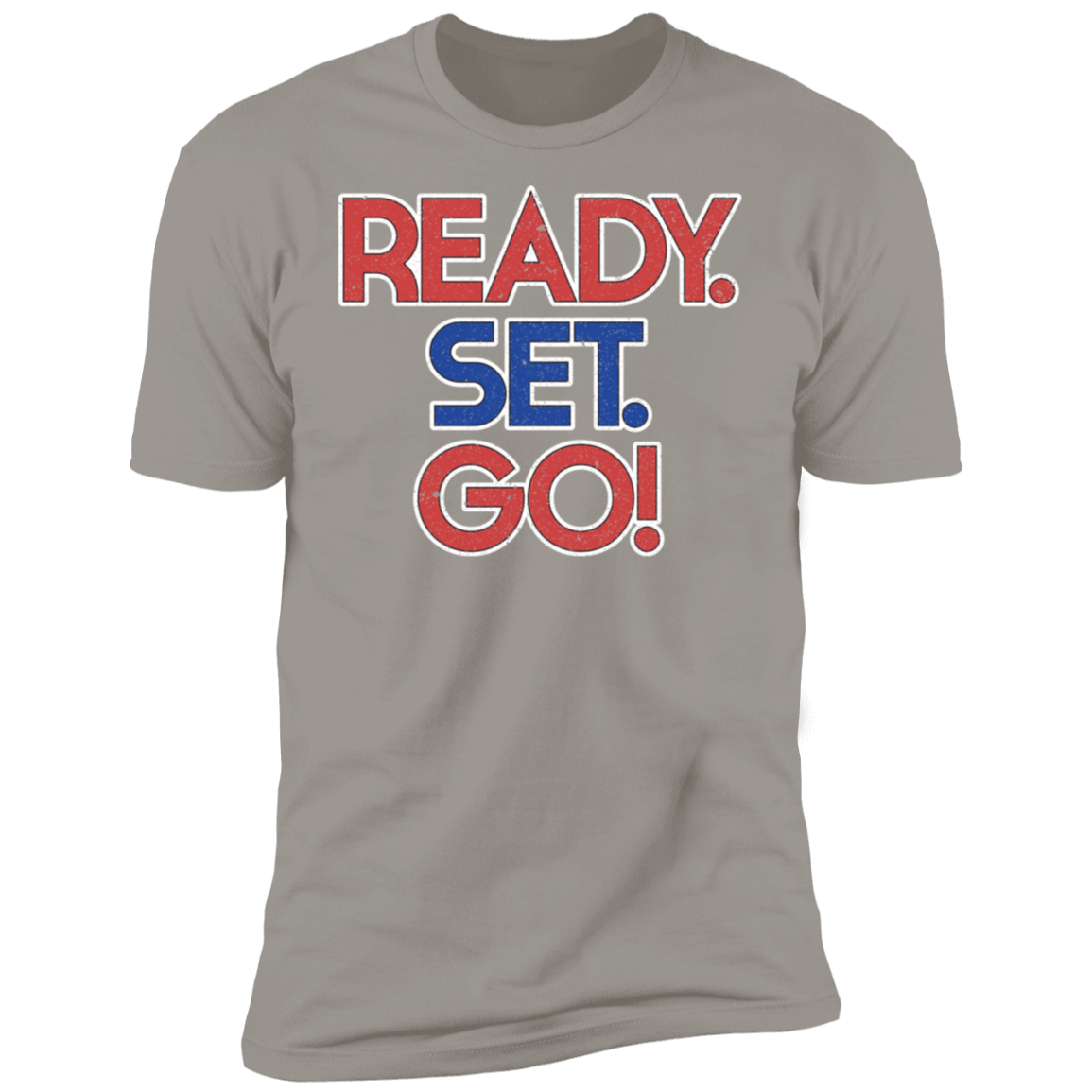 Ready Set Go! Racing Gapped Boosted Premium Short Sleeve T-Shirt