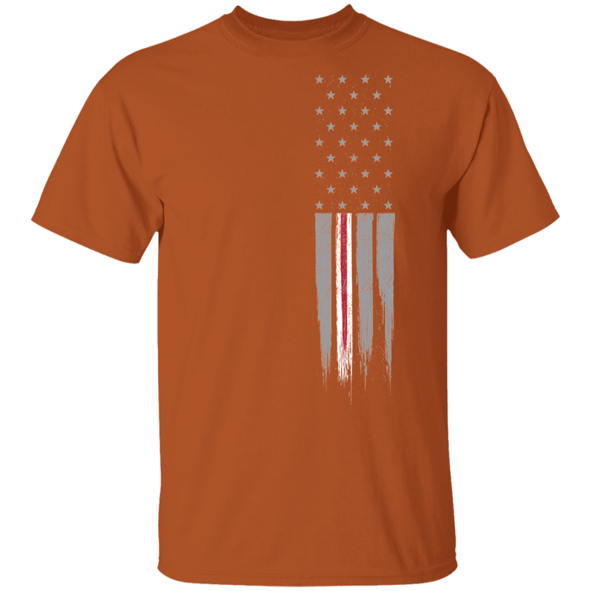 Nurse Medical Thin Line American Flag  T-Shirt