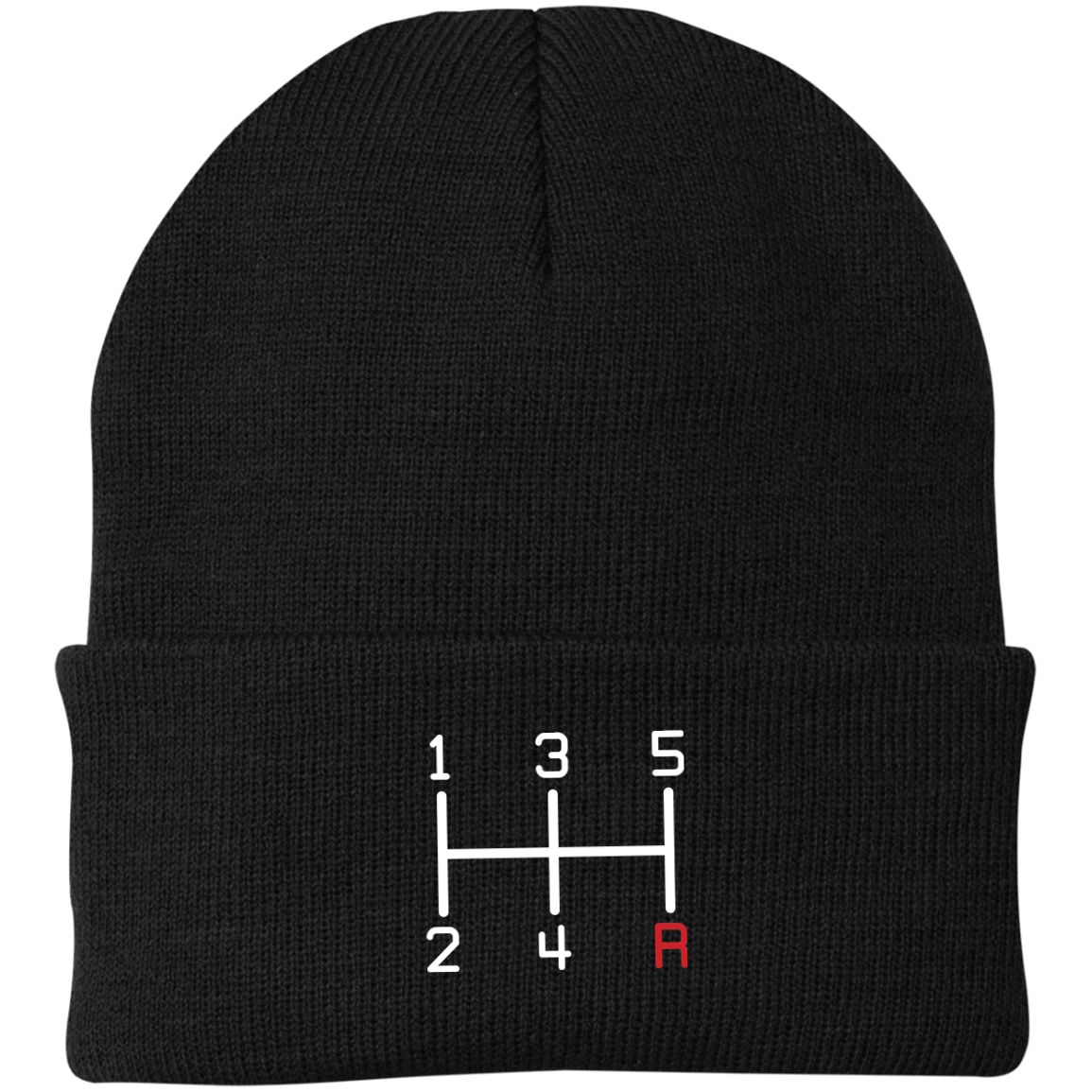 5 Speed Manual Stick Shift Beanie Cap