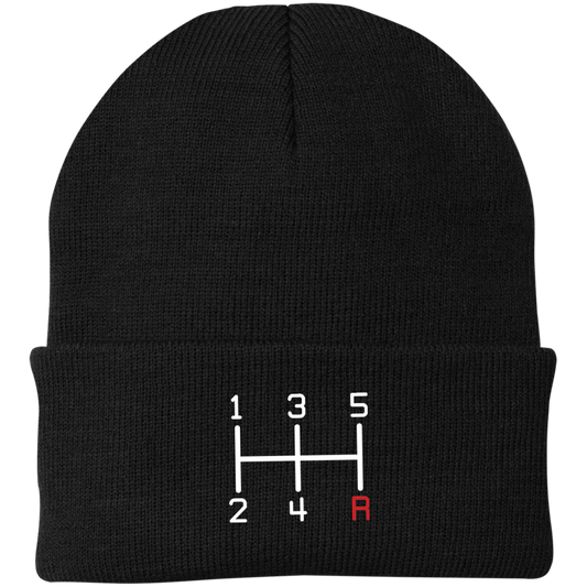 5 Speed Manual Stick Shift Beanie Cap