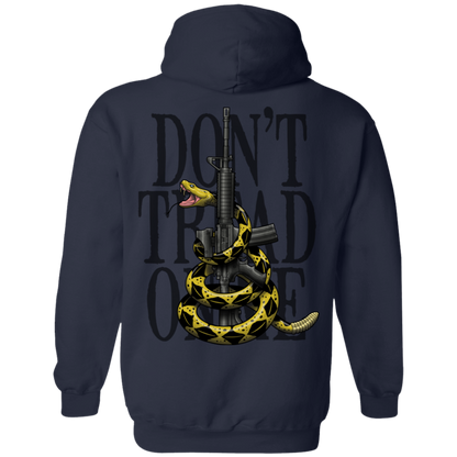 We the People Don't Tread on Me Gadsden Flag Double Sided Pullover Hoodie