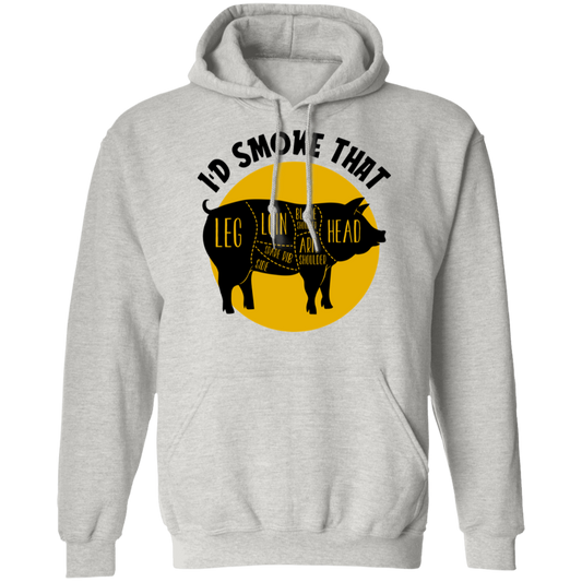 I'd Smoke That Pork BBQ Grilling Pullover Hoodie