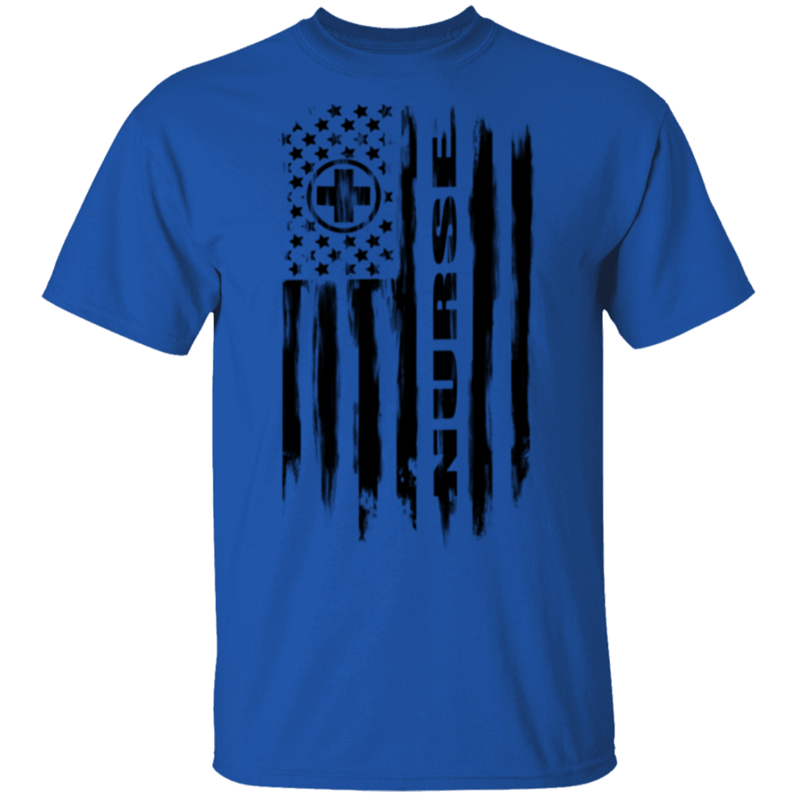 Nurse Hospital RN Nursing Medical American Flag T-Shirt