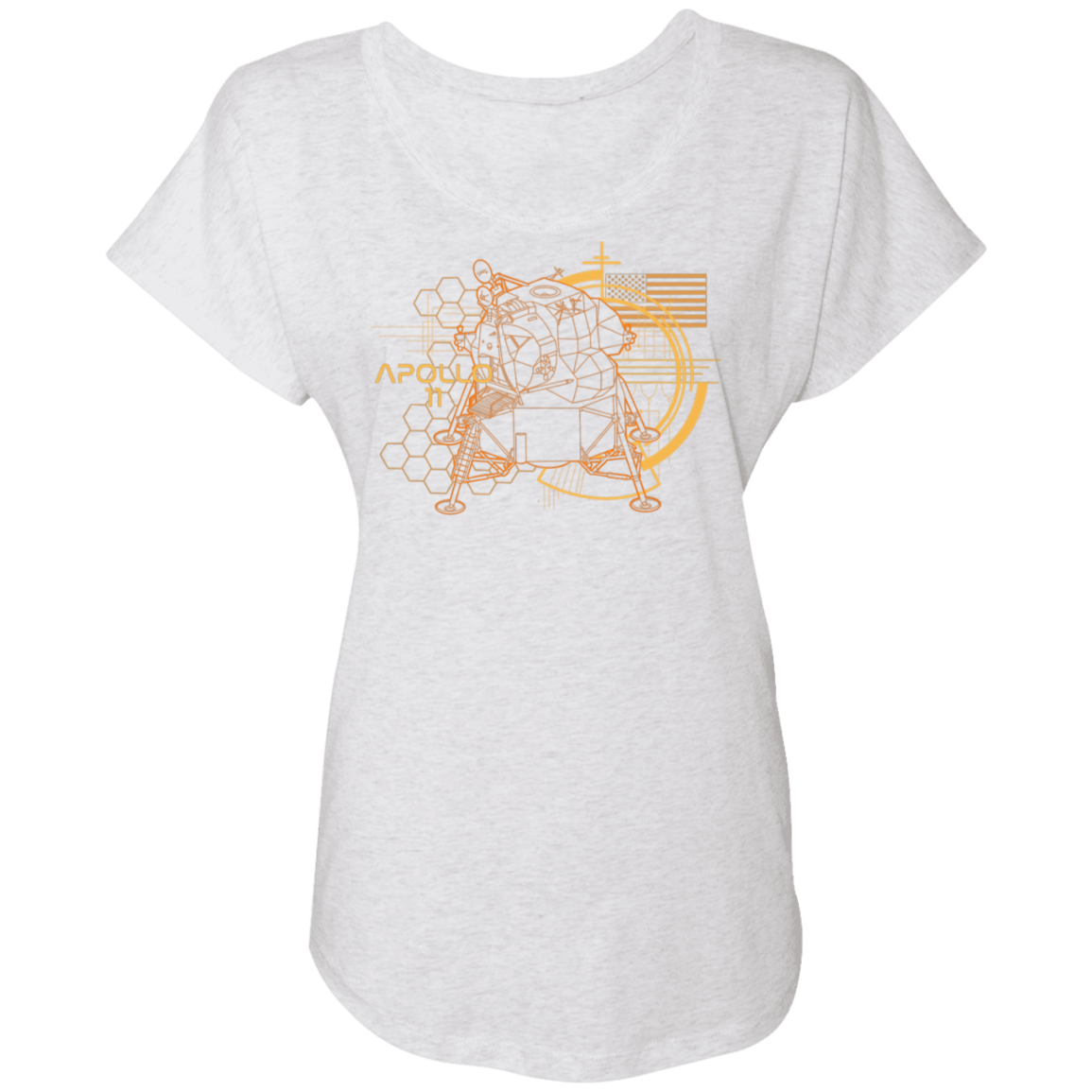 Apollo 11 American Spaceflight Women's Dolman Sleeve