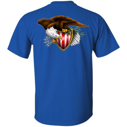 Patriot American Bald Eagle Double Sided T-Shirt