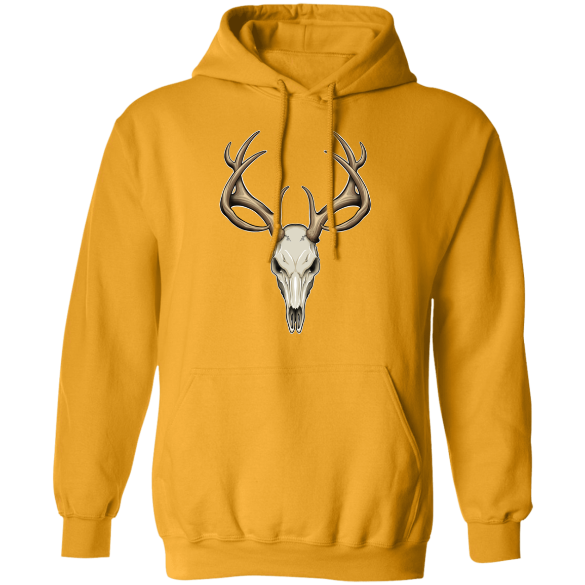 Hunting Deer Skull Pullover Hoodie