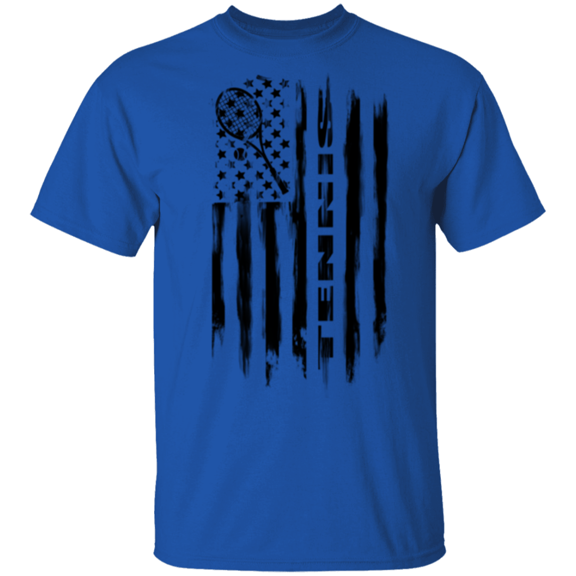 Tennis American Flag T-Shirt