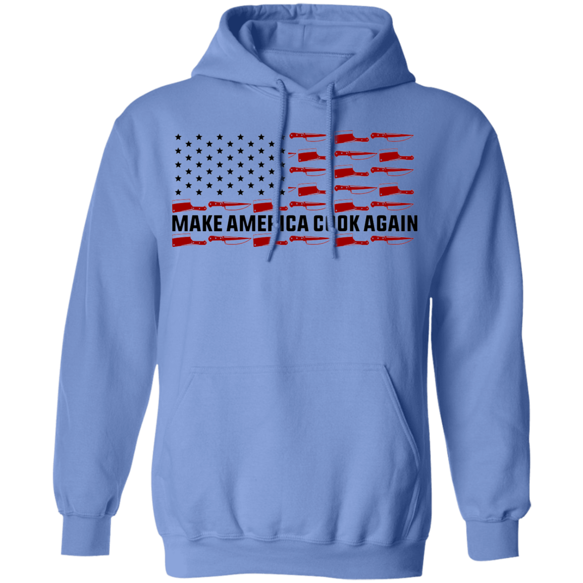 Make America Cook Again American Flag Chef Pullover Hoodie