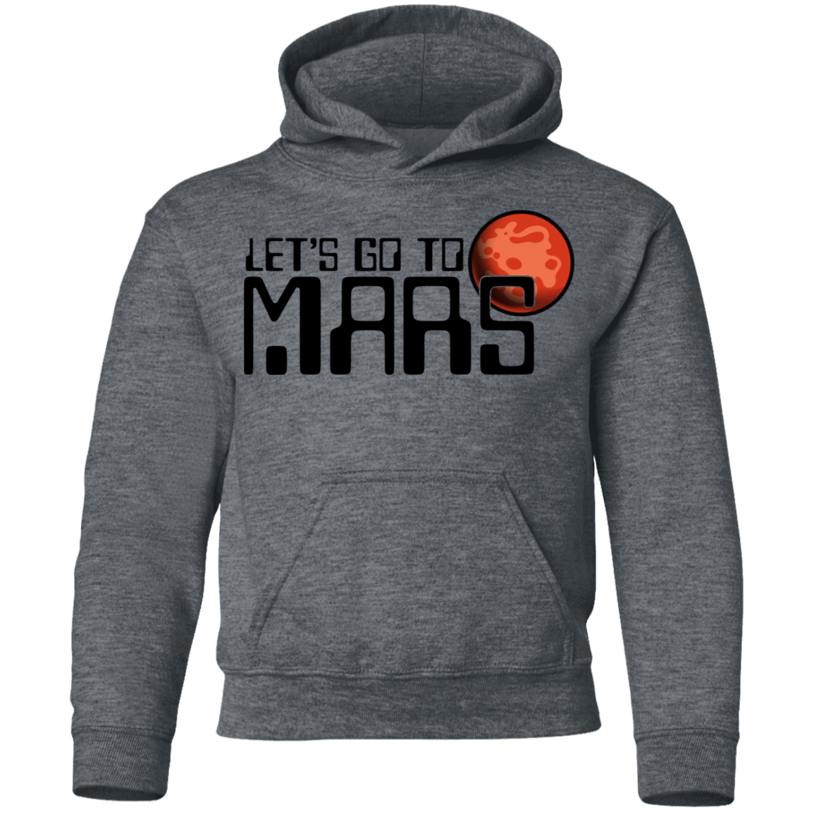 Youth Space Lets Go to Mars Pullover Hoodie