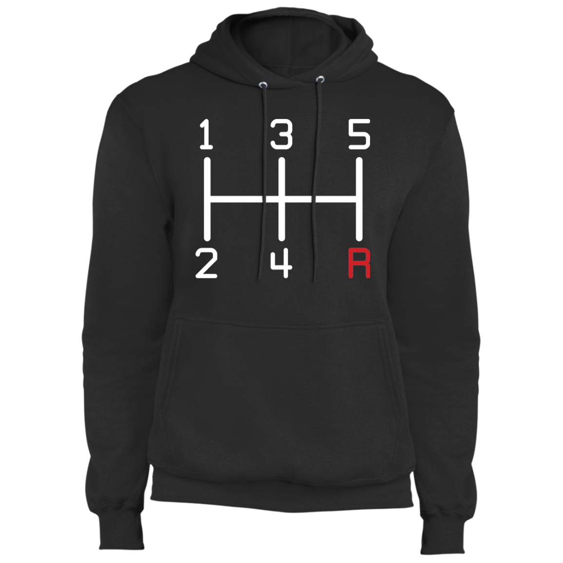 5-Speed Manual Stick Shift Pullover Hoodie