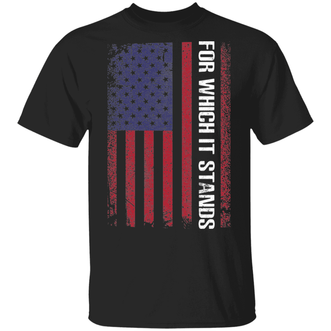 For Which It Stands American Flag USA T-Shirt