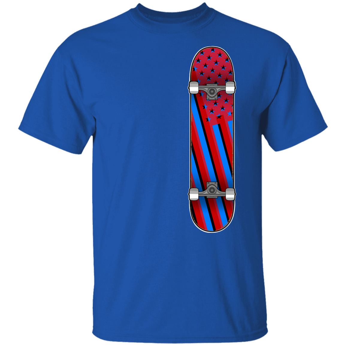 American Flag Skateboard Skateboarding Youth T-Shirt