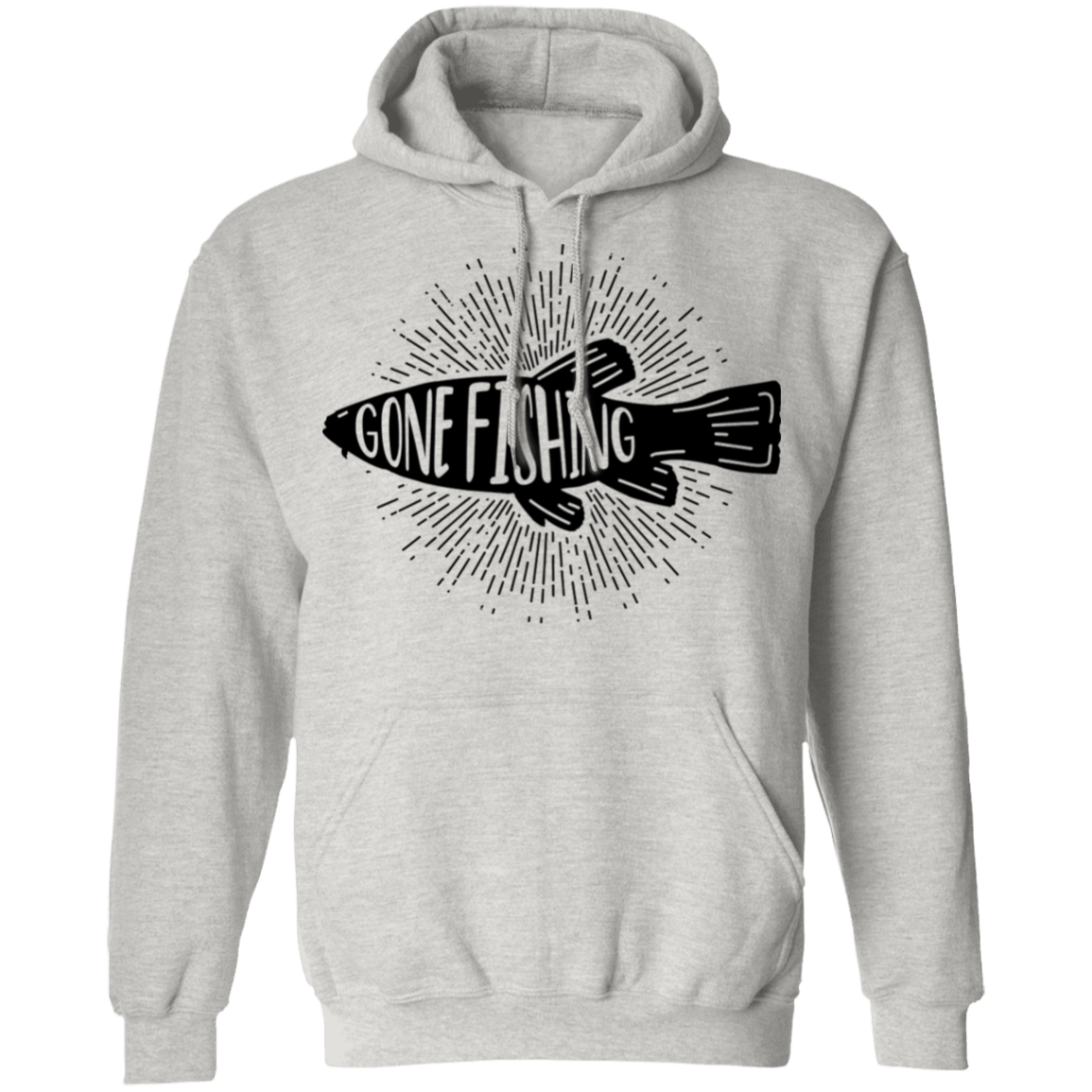Gone Fishing Pullover Hoodie
