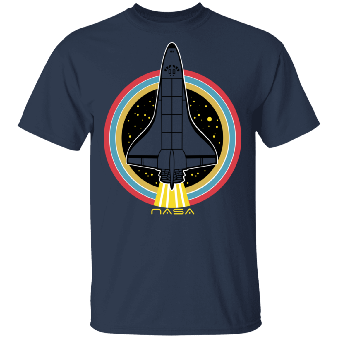 Men's Retro Space Ship T-Shirt