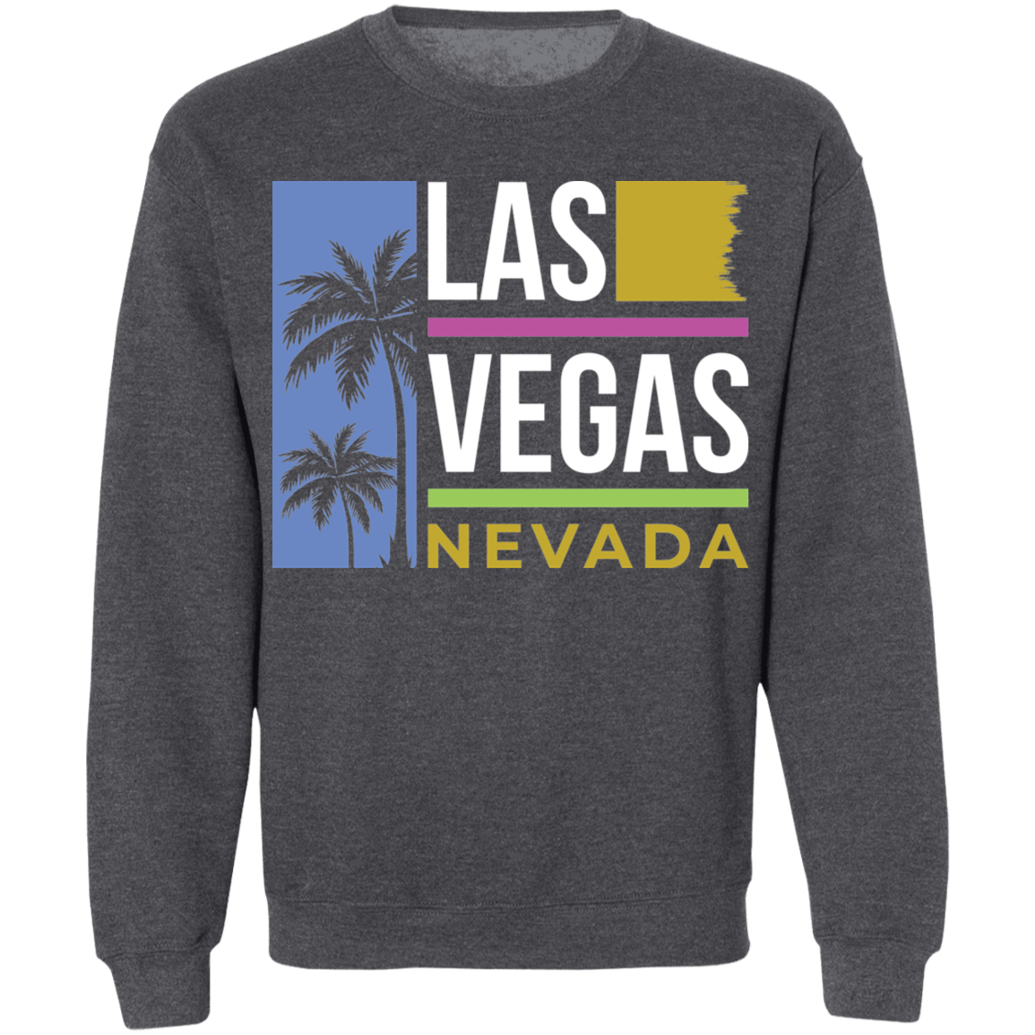 Las Vegas Nevada Gambling Crewneck Sweatshirt
