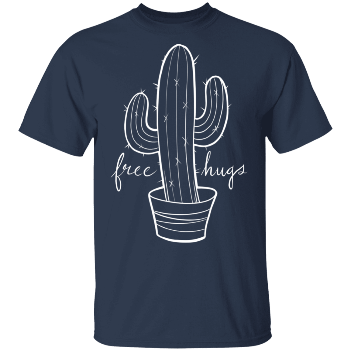 Free Hugs Cactus Funny T-Shirt