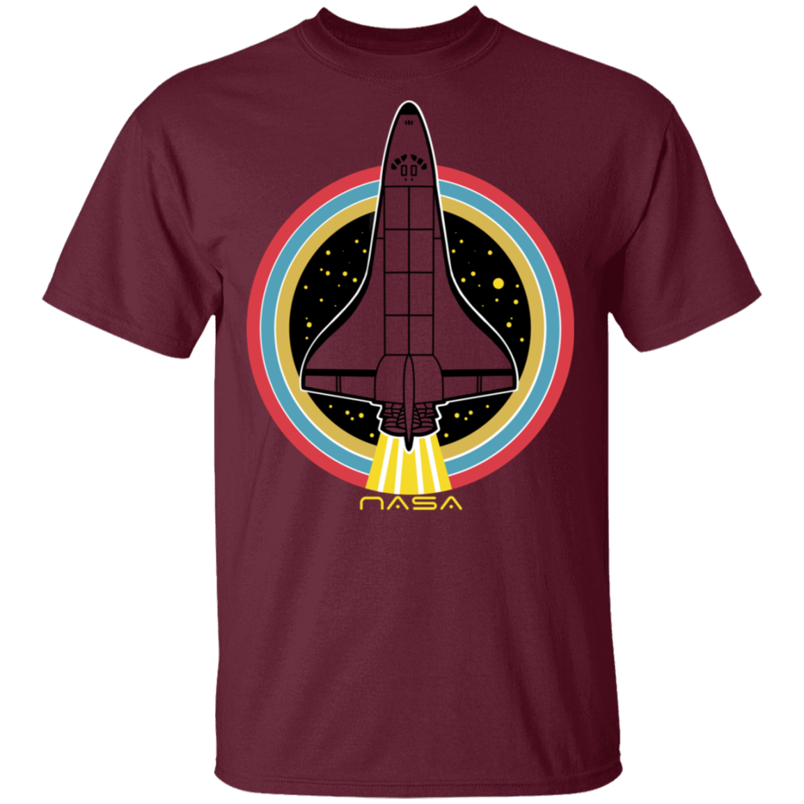 Men's Retro Space Ship T-Shirt