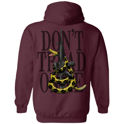 We the People Don't Tread on Me Gadsden Flag Double Sided Pullover Hoodie