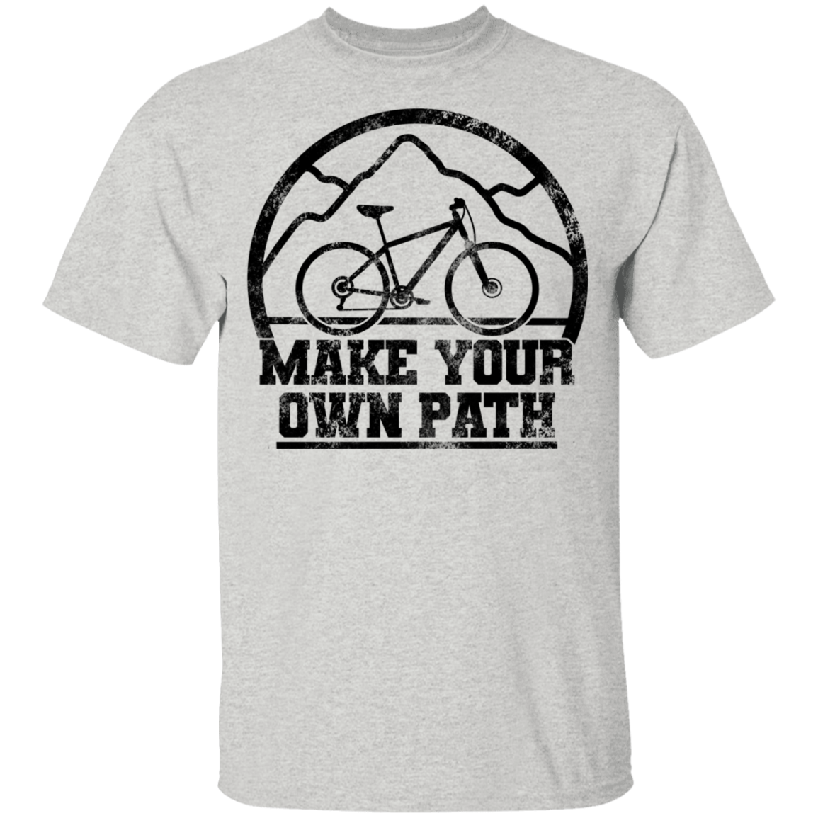 Make Your Own Path Mountain Biking Youth T-Shirt