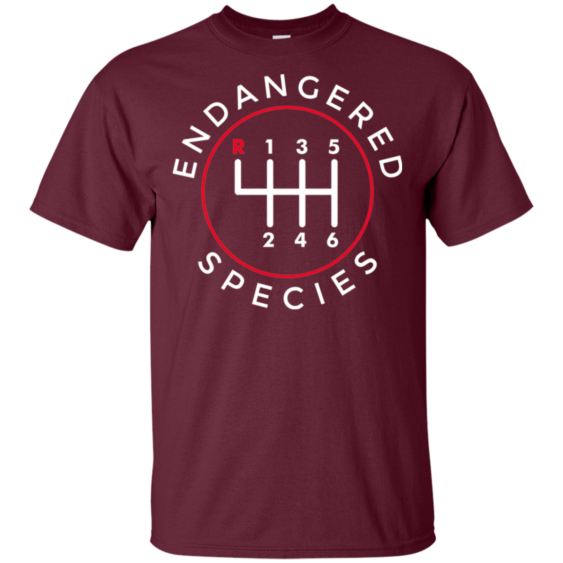 Endangered Species Manual Shift Stick T-Shirt