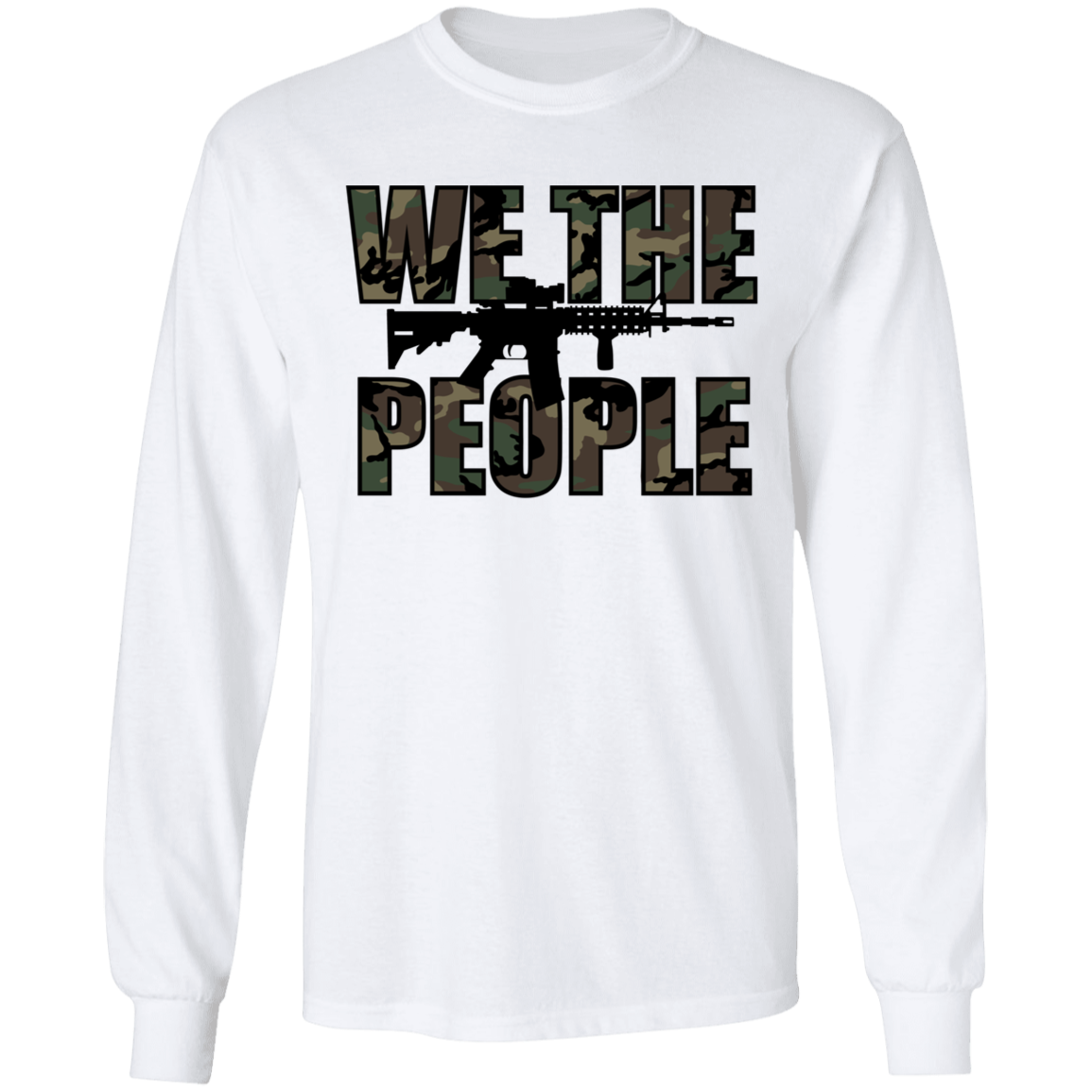 We The People Camouflage Long Sleeve T-Shirt
