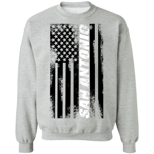 San Antonio Texas American Flag Crewneck Sweatshirt