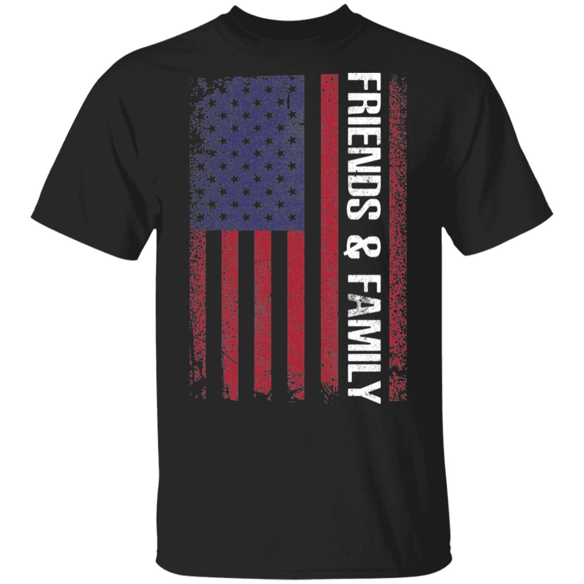 Friends & Family American Flag  T-Shirt