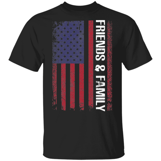 Friends & Family American Flag  T-Shirt