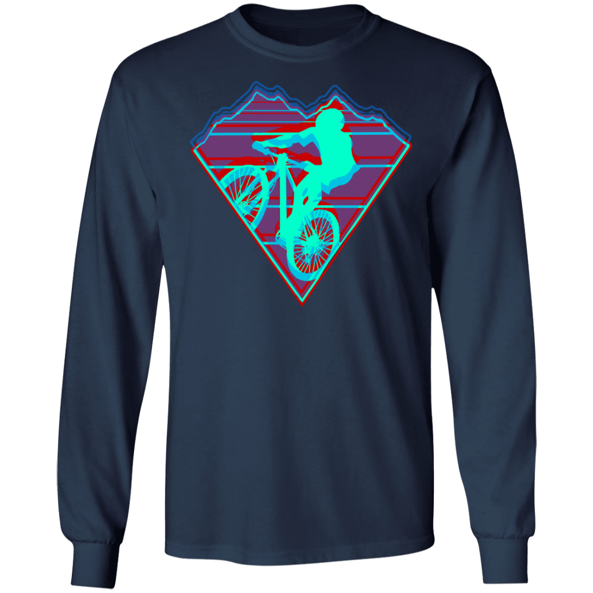 Mountain Bike Biking Long Sleeve T-Shirt
