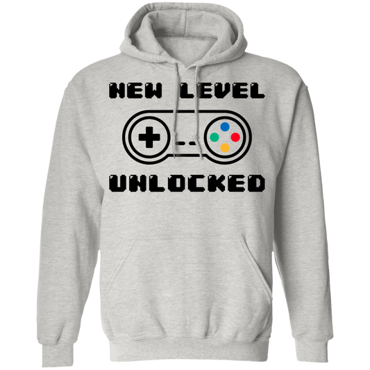 New Level Unlocked Gaming Pullover Hoodie