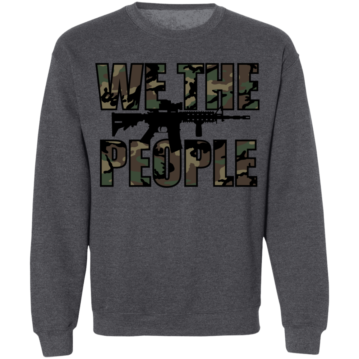 We The People Camouflage Crewneck Sweatshirt