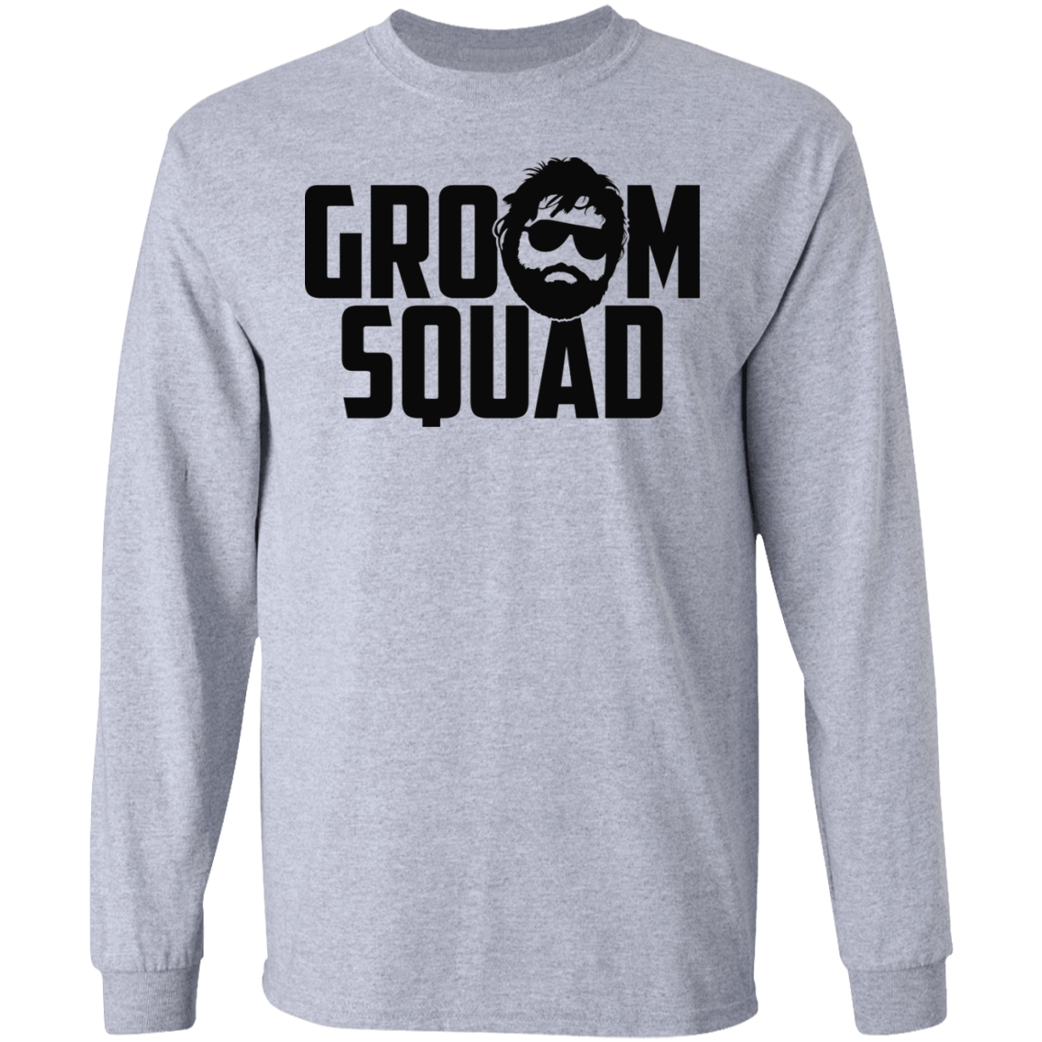 Bachelor Party Wedding Groom Squad Long Sleeve T-Shirt