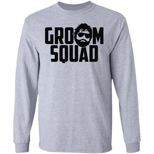 Bachelor Party Wedding Groom Squad Long Sleeve T-Shirt