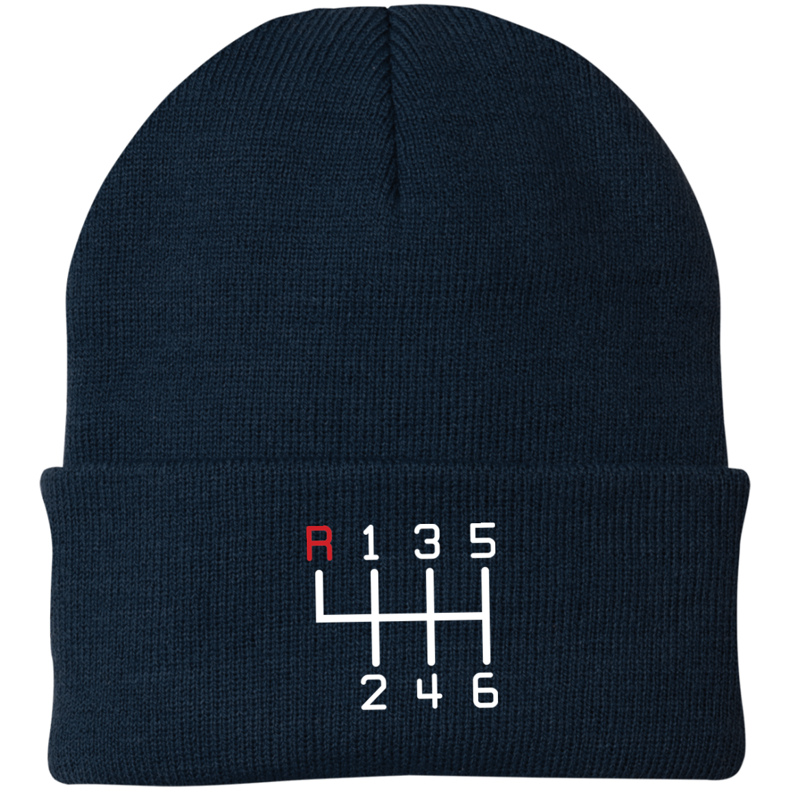 6 Speed Manual Stick Shift Beanie Cap