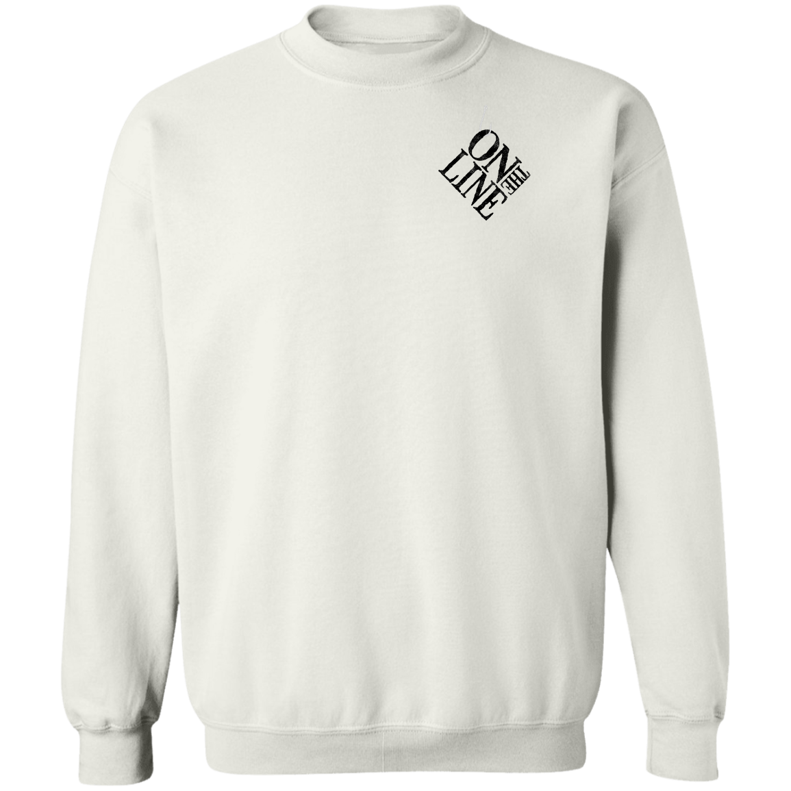 Rooster Fish On The Line Saltwater Double Sided Crewneck Sweatshirt