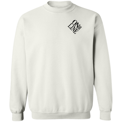 Rooster Fish On The Line Saltwater Double Sided Crewneck Sweatshirt