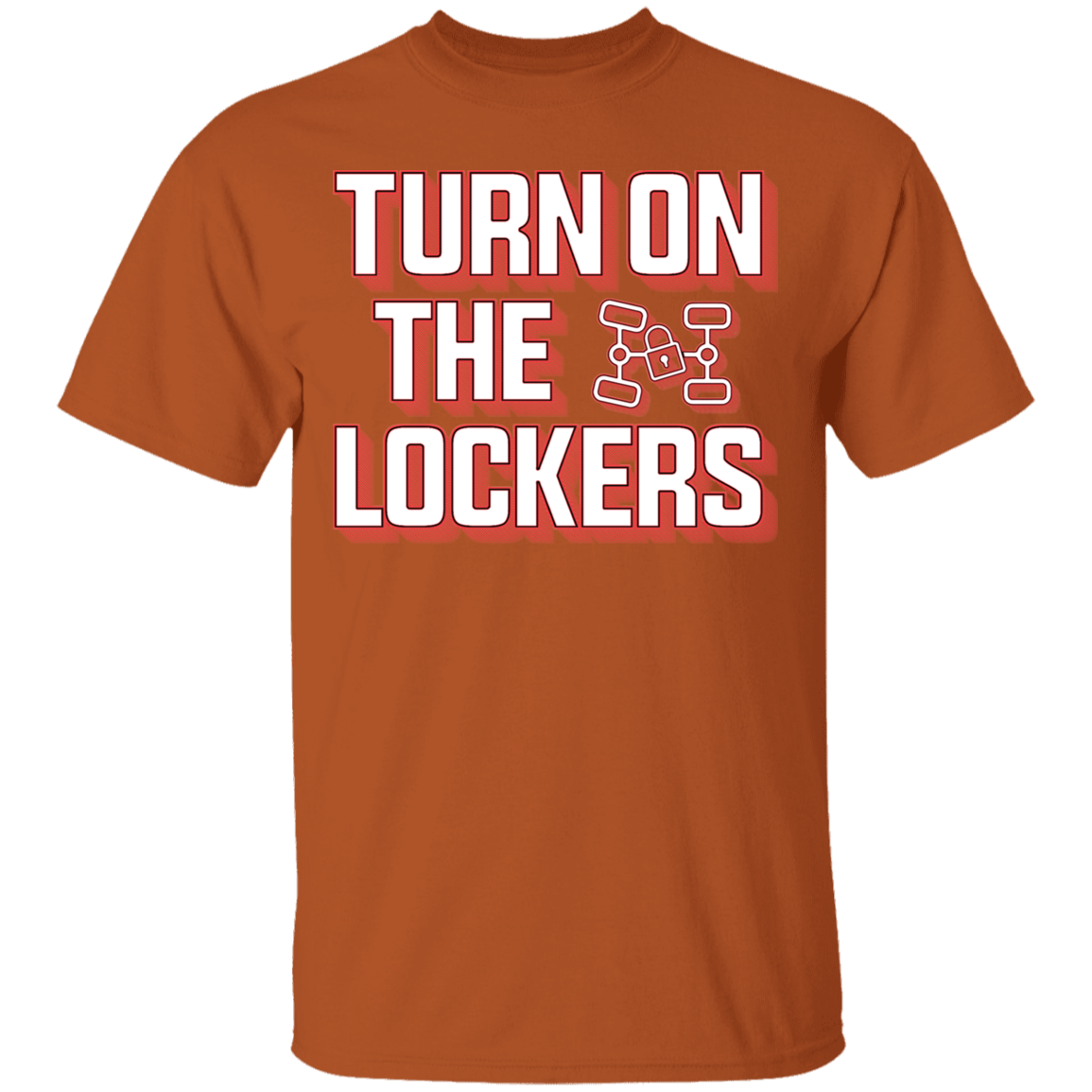 Turn On The Lockers 4x4 Off-Road Overland T-Shirt